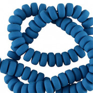 Polymer beads rondelle 7mm - Blue